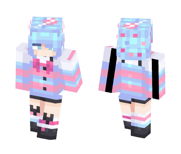 skin trade with Hotoke ;3c - Male Minecraft Skins - image 1