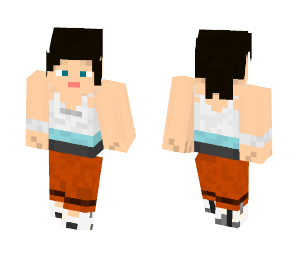 Chell (Portal 2) - Male Minecraft Skins - image 1
