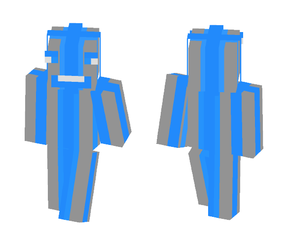 Blue Man In Amour - Interchangeable Minecraft Skins - image 1