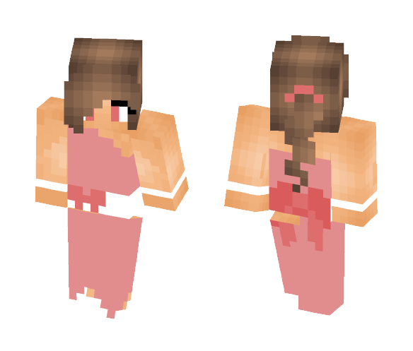 Me - with a big ribbon - Female Minecraft Skins - image 1
