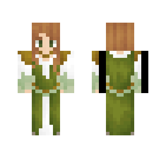 [LotC Request] Green Dress - Female Minecraft Skins - image 2