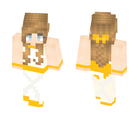 Bold in Gold! - Female Minecraft Skins - image 1