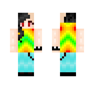 The Rainbow Gangster ???? - Female Minecraft Skins - image 2