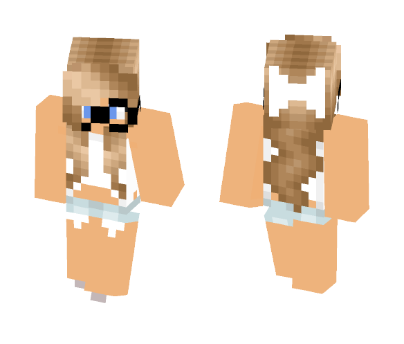 Girl w/ Glasses - Girl Minecraft Skins - image 1