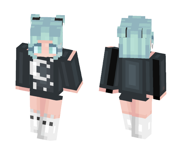 I love you to the moon and back - Female Minecraft Skins - image 1