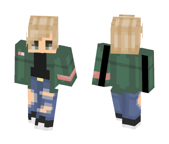 bomber jacket boy - Boy Minecraft Skins - image 1
