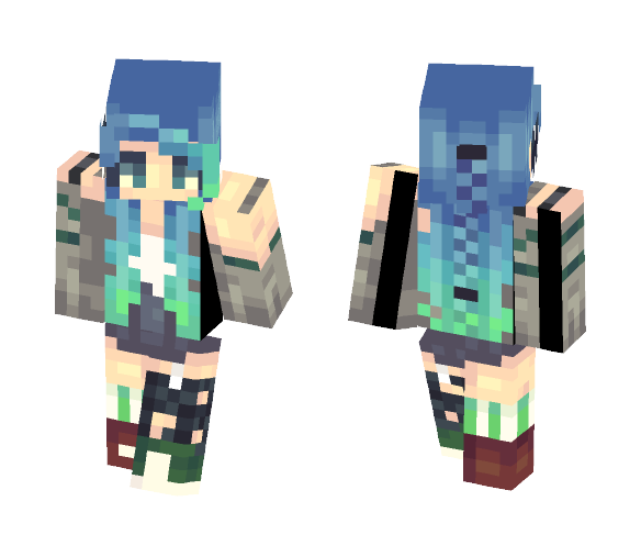 Toxic // fs - Female Minecraft Skins - image 1