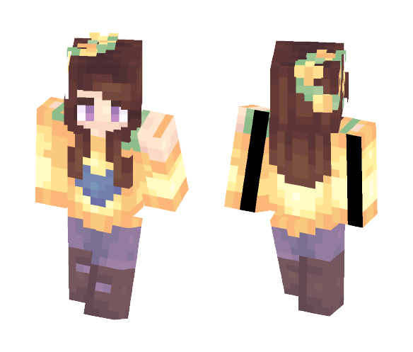Sunshine Flowers - Female Minecraft Skins - image 1