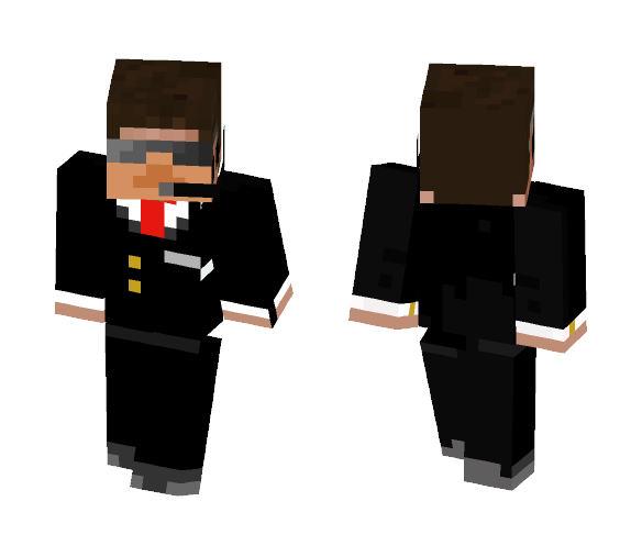 Steve Security Guard - Male Minecraft Skins - image 1