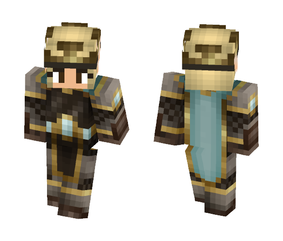 Knight Queen -Elf- With Crown - Female Minecraft Skins - image 1