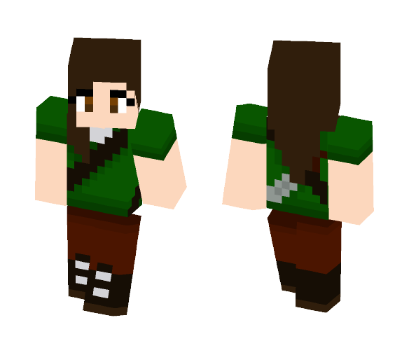 Huntress???????????? - Female Minecraft Skins - image 1