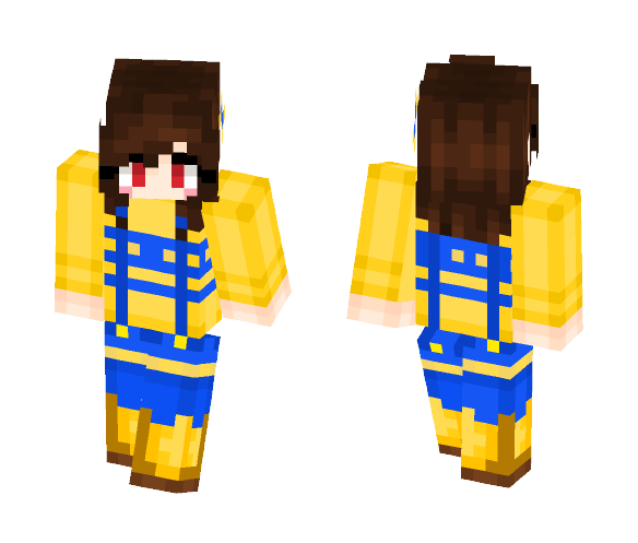 Outertale Chara - Female Minecraft Skins - image 1