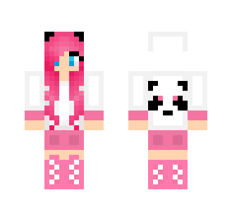 Pink panda hoodie