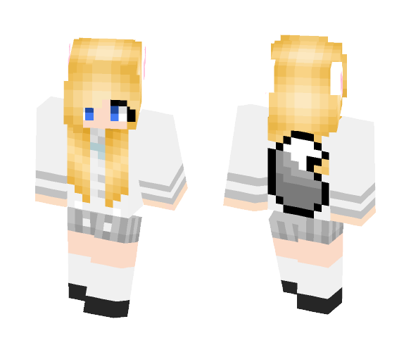 School girl (moon wolf) - Girl Minecraft Skins - image 1
