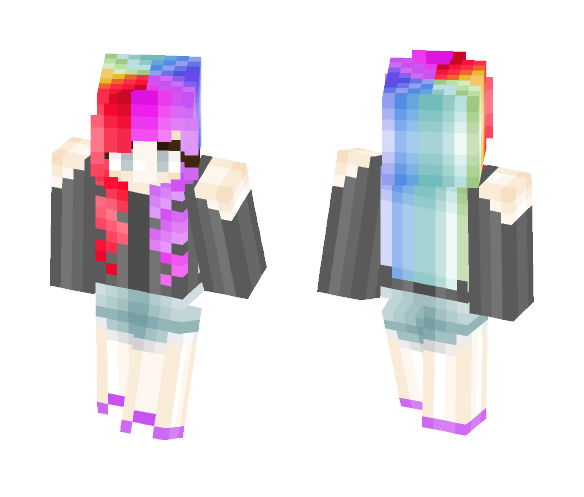 Rainbows~ - Female Minecraft Skins - image 1