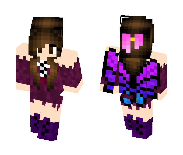 Butterfly Girl - Girl Minecraft Skins - image 1