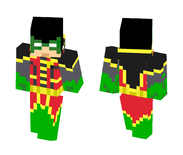 Damein wayne - Rebirth - Robin - Male Minecraft Skins - image 1