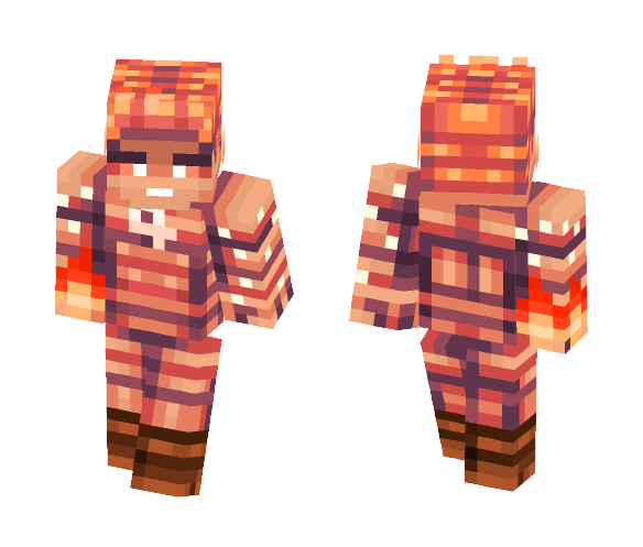 Human Torch - Male Minecraft Skins - image 1