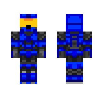 Blue master cheif halo - Male Minecraft Skins - image 2