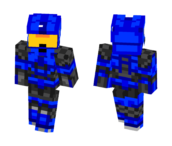 Blue master cheif halo - Male Minecraft Skins - image 1