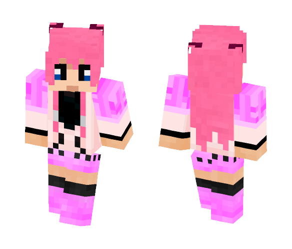 Pink Girl - Girl Minecraft Skins - image 1