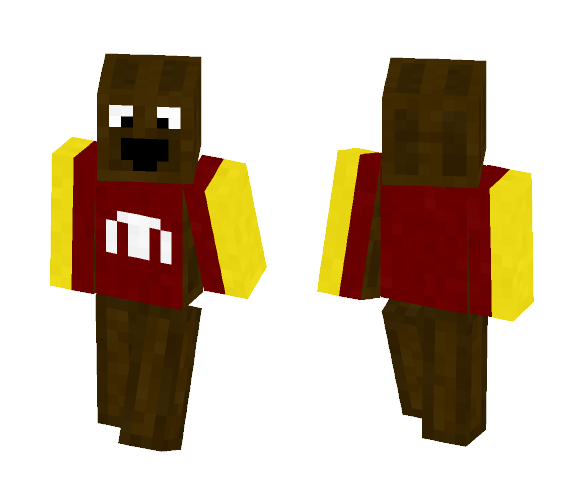 Chocolate Bar Man - Interchangeable Minecraft Skins - image 1