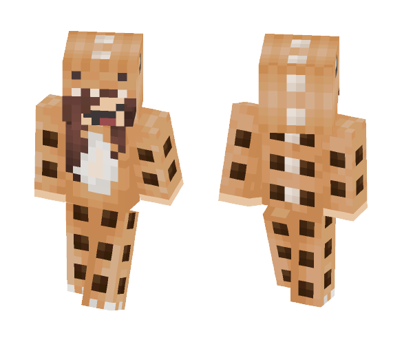 Waffle Dino Onesie - Female Minecraft Skins - image 1