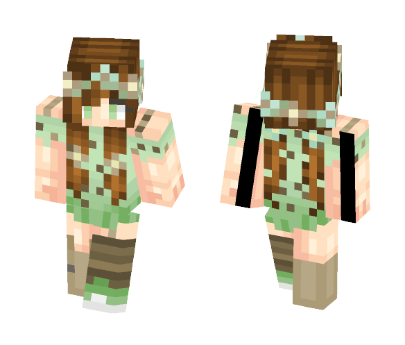 Chocolate Mint - Female Minecraft Skins - image 1