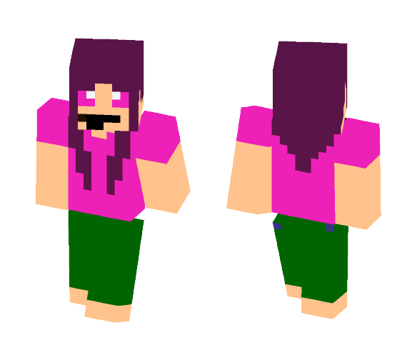 Pink, Purple, and Green - Interchangeable Minecraft Skins - image 1
