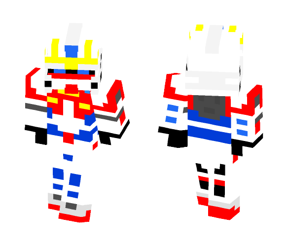 HGBF Try Burning Gundam - Male Minecraft Skins - image 1
