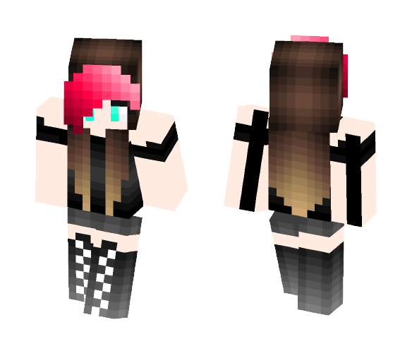 Cute Adorable Shaded Girl - Cute Girls Minecraft Skins - image 1