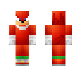 Knuckles the echidna (from Sonic X) - Male Minecraft Skins - image 2