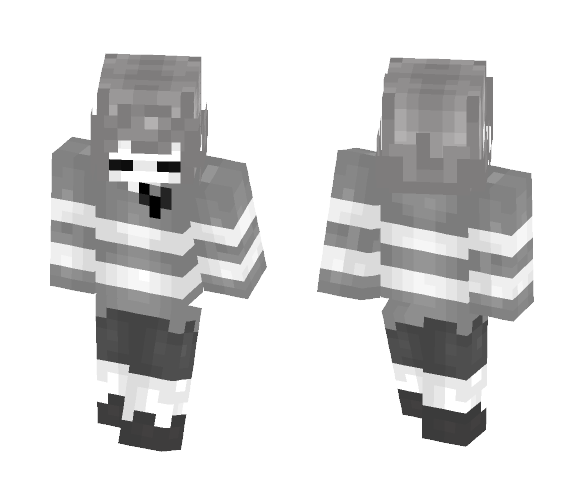 Black and White: Frisk! (Undertale) - Interchangeable Minecraft Skins - image 1