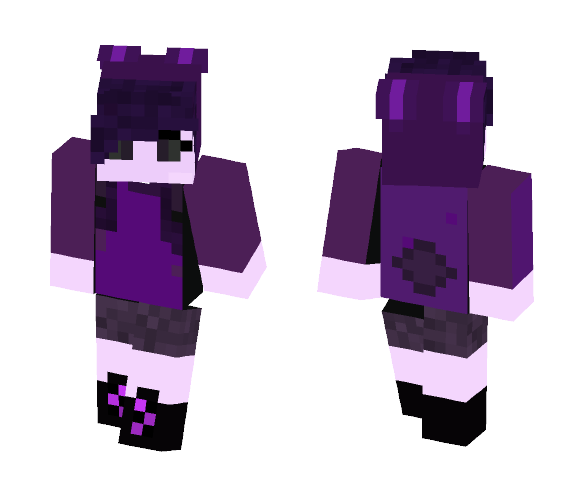 purple bunny - Female Minecraft Skins - image 1