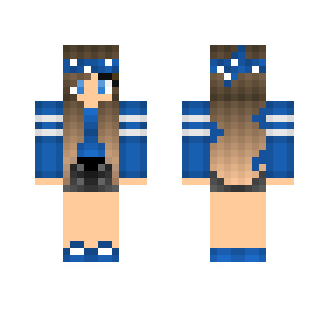Girl with blue - Girl Minecraft Skins - image 2