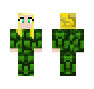 Leaf Onesie GIrl - Girl Minecraft Skins - image 2