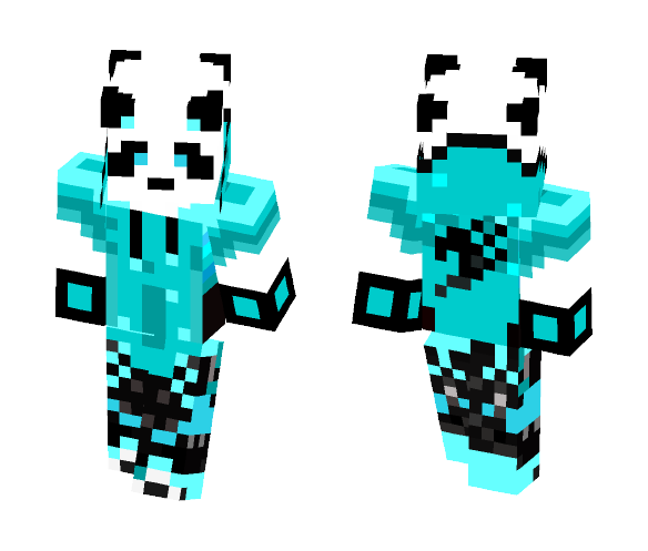 Diamond Fairy tale Panda - Male Minecraft Skins - image 1