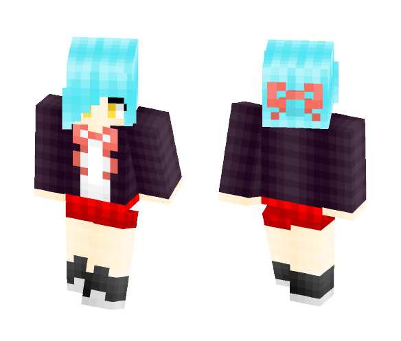 Lady Aqua - Female Minecraft Skins - image 1