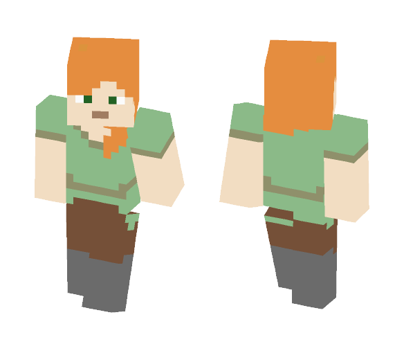 Simplistic Alex - Female Minecraft Skins - image 1