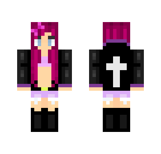 €łłα | Cute Goth Girl - Cute Girls Minecraft Skins - image 2