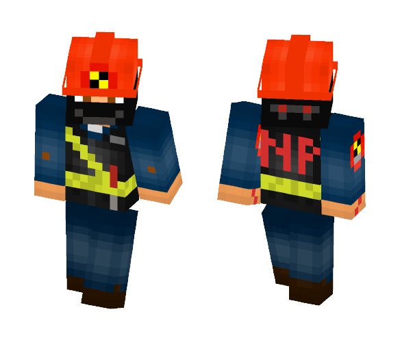 Ninja Work Clothes - Male Minecraft Skins - image 1