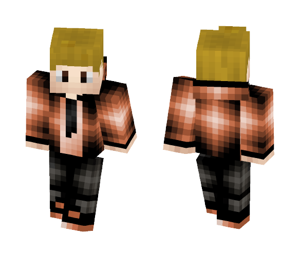 ORANGE PVPER - Male Minecraft Skins - image 1