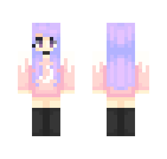 ☄ | yet another pastel goth skin - Female Minecraft Skins - image 2