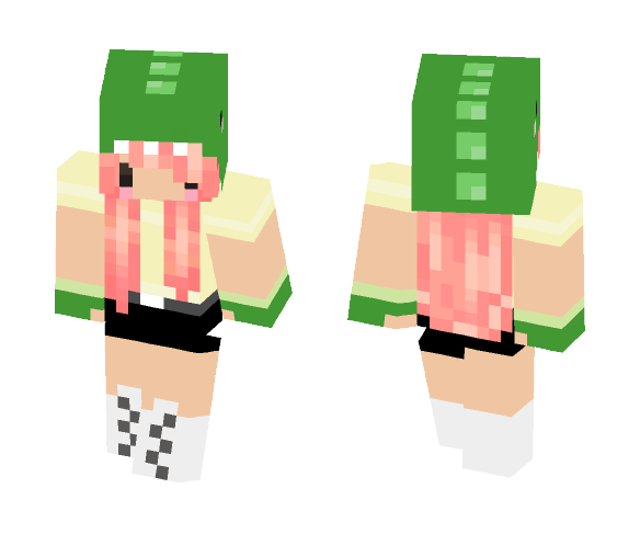 Kawaii Dino Girl - Girl Minecraft Skins - image 1