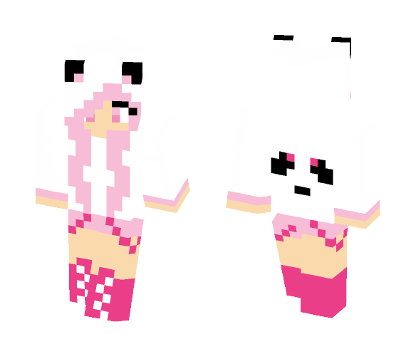 Pink Panda - Female Minecraft Skins - image 1