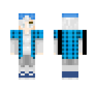 Blue Snapback - Male Minecraft Skins - image 2