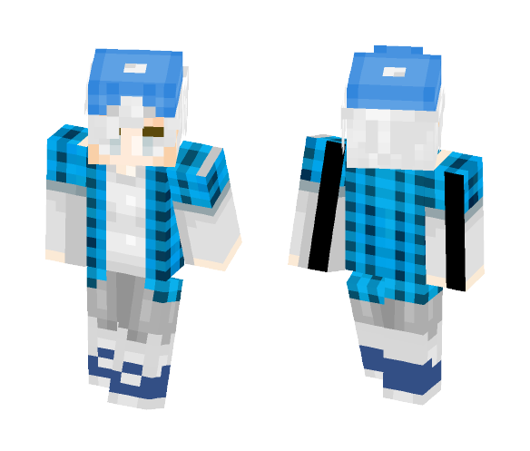 Blue Snapback - Male Minecraft Skins - image 1