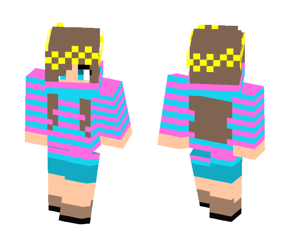Female Frisk - Female Minecraft Skins - image 1