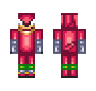 Knuckles (from Knuckles chaotix) - Male Minecraft Skins - image 2