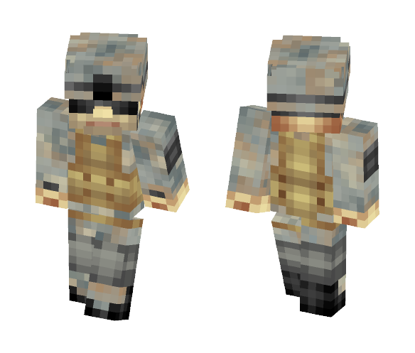 US Soldier UCP-D - Male Minecraft Skins - image 1